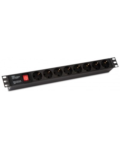 SHE19-8SH-S-IEC. Блок розеток 19. Hyperline в Санкт-Петербурге
