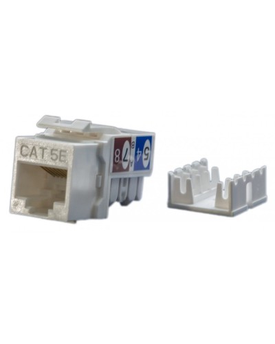 KJ9-8P8C-C5e-90-WH. Вставка Keystone Jack RJ-45. Hyperline в Санкт-Петербурге