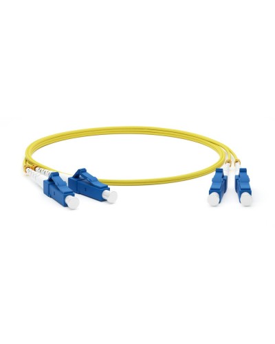 FC-D2-9-LC/UR-LC/UR-H-20M-LSZH-YL. Патч-корд волоконно-оптический одномодовый. Hyperline в Санкт-Петербурге