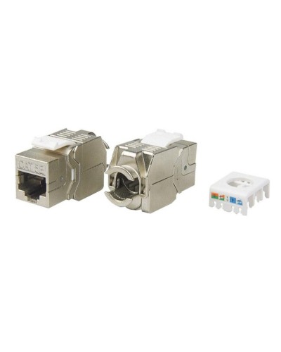 KJ8-8P8C-C5e-180-TLS-SH-F-WH. Вставка Keystone Jack RJ-45. Hyperline в Санкт-Петербурге