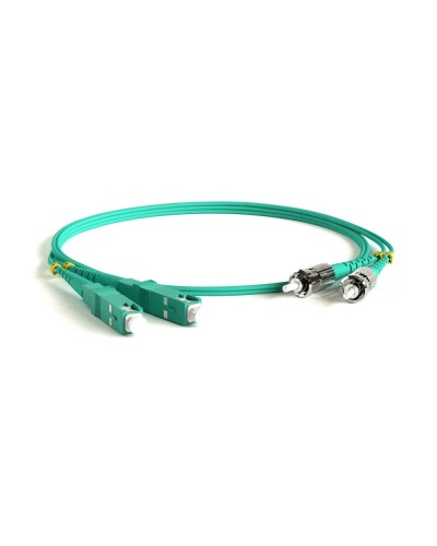 FC-D2-503-SC/PR-ST/PR-H-3M-LSZH-AQ. Патч-корд волоконно-оптический многомодовый. Hyperline в Санкт-Петербурге