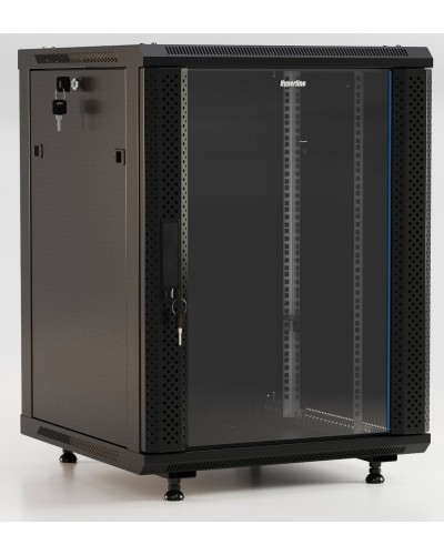 TWB-FC-1845-GP-RAL9004. Шкаф телекоммуникационный 19 настенный 18U. Hyperline в Санкт-Петербурге