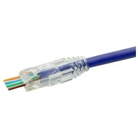 PLEZ-8P8C-UA-C6-100 (100 шт). Разъем RJ-45. Hyperline