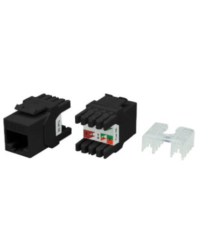 KJ8-8P8C-C5e-180-BK. Вставка Keystone Jack RJ-45. Hyperline в Санкт-Петербурге
