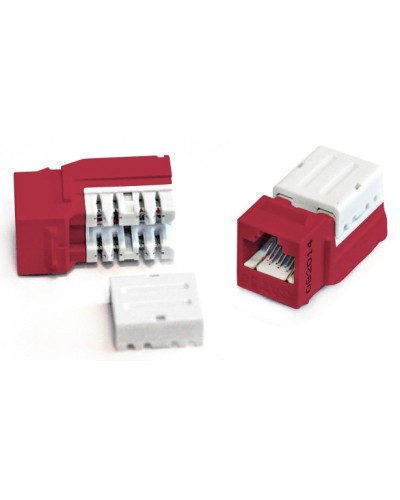 KJNE-8P8C-C5e-90-RD. Вставка Keystone Jack RJ-45. Hyperline в Санкт-Петербурге