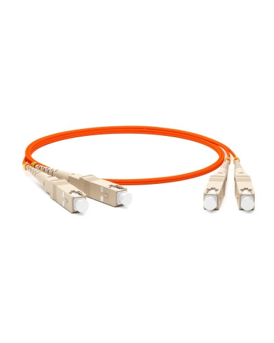 FC-D2-62-SC/PR-SC/PR-H-2M-LSZH-OR. Патч-корд волоконно-оптический многомодовый. Hyperline в Санкт-Петербурге