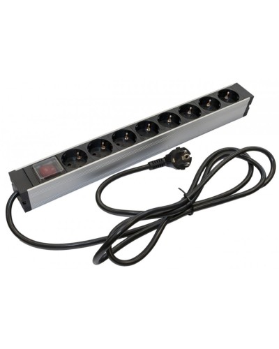 SHZ19-8SH-S-2.5EU. Блок розеток 19. Hyperline в Санкт-Петербурге