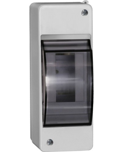 Корпус пластиковый КМПн 2/2 IP30 белый KREPTA 3 (MKP42-N-02-30-20). Щиток модульный с прозрачной дверцей, настенный. IEK в Санкт-Петербурге