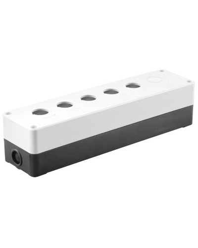 Корпус КП105(6) для кнопок 5(6) мест белый (BKP10-6-K01). Корпус для кнопочных постов. IEK в Санкт-Петербурге