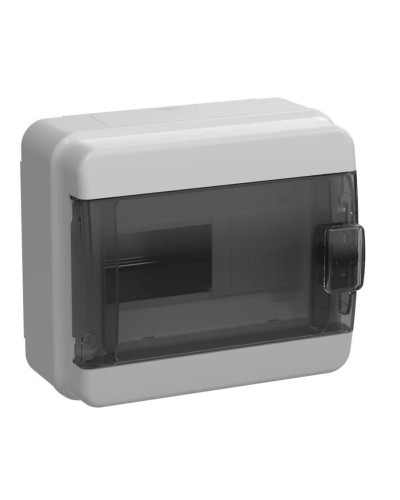 Корпус пластиковый КМПн-8 IP65 TEKFOR (TF5-KP72-N-08-65-K03-K02). Корпус модульный пластиковый черная прозрачная дверь. IEK в Санкт-Петербурге