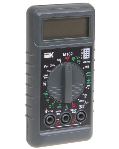 Мультиметр цифровой Compact M182 (TMD-1S-182). Мультиметр цифровой. IEK в Санкт-Петербурге