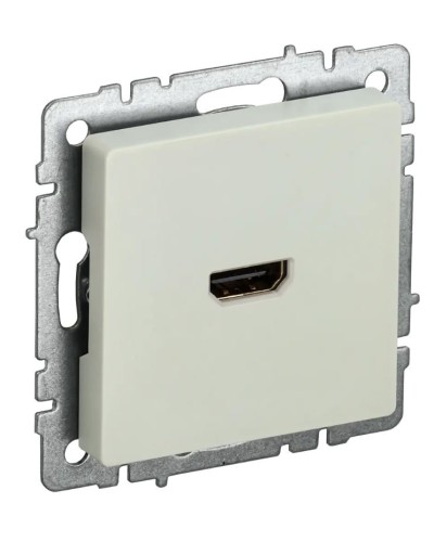 Розетка HDMI РHDMI-0-БрКр бежевый BRITE (BR-H10-K10). Розетка HDMI. IEK в Санкт-Петербурге