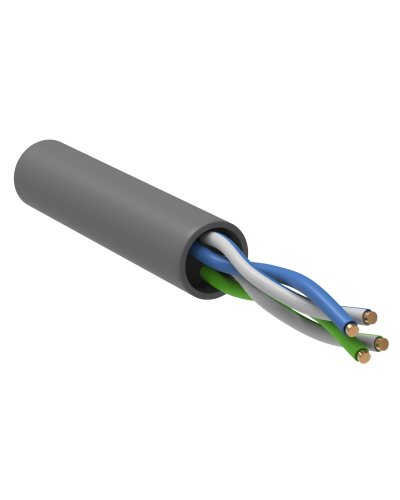 GENERICA U/UTP кат. 5E 100МГц 2 пары PVC INDOOR серый (BC1-C5E02-111-305-G). Кабель «витая пара» (LAN) для структурированных систем связи. IEK в Санкт-Петербурге