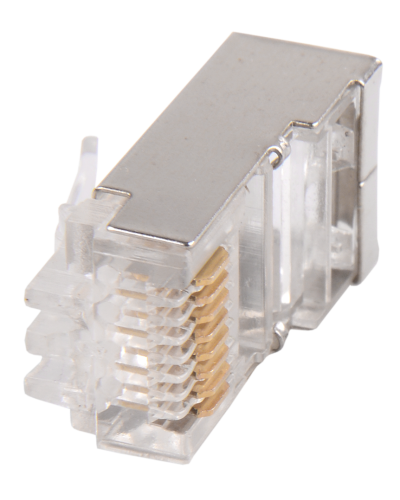 GENERICA Разъём RJ-45 FTP для кабеля кат. 5Е (20 шт) (CS3-1C5EF-G). Разъем RJ-45. IEK в Санкт-Петербурге