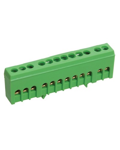 Шина PE земля ШНИ-6х9-10-К-З (YNN10-69-10KD-K06). Шина в корпусном изоляторе на DIN-рейку. IEK в Санкт-Петербурге