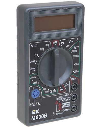 Мультиметр цифровой Universal M830B (TMD-2B-830). Мультиметр цифровой. IEK в Санкт-Петербурге