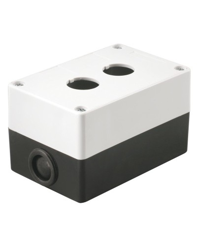 Корпус КП102 для кнопок 2 места белый (BKP10-2-K01). Корпус для кнопочных постов. IEK в Санкт-Петербурге