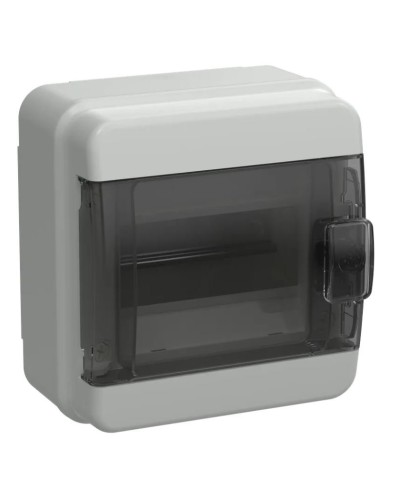 Корпус пластиковый КМПн-6 IP65 TEKFOR (TF5-KP72-N-06-65-K03-K02). Корпус модульный пластиковый черная прозрачная дверь. IEK в Санкт-Петербурге