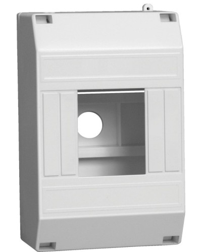Корпус пластиковый КМПн 1/4 IP20 белый (MKP31-N-04-30-135). Щиток модульный без дверцы, настенный. IEK в Санкт-Петербурге