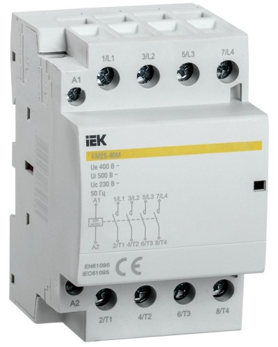 Контактор модульный КМ25-40М AC/DC (MKK21-25-40). Контактор модульный. IEK в Санкт-Петербурге