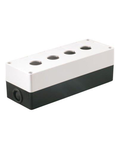 Корпус КП104 для кнопок 4 места белый (BKP10-4-K01). Корпус для кнопочных постов. IEK в Санкт-Петербурге