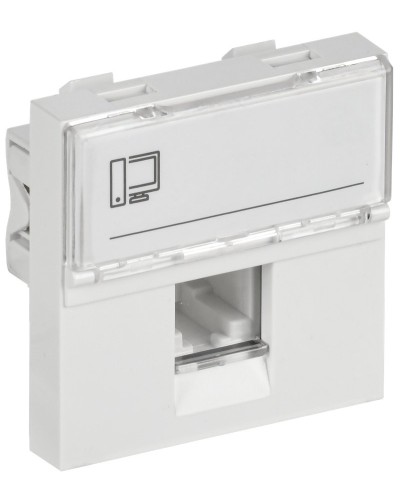Розетка RJ45 кат.6 PRIMER РКИ-20-00-П-6 белый IEK (PR-KK40D-RI-0-2-1C06U-K01). Розетка RJ-45. IEK в Санкт-Петербурге