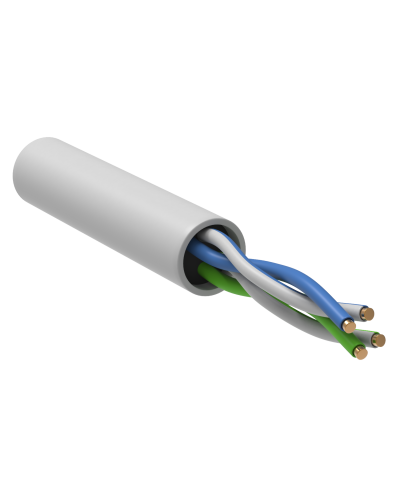 GENERICA U/UTP кат. 5E 24AWG 2 пары LSZH INDOOR белый (BC1-C5E02-128-305-G). Кабель «витая пара» (LAN) для структурированных систем связи. IEK в Санкт-Петербурге