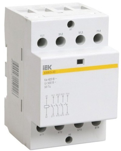 Контактор модульный КМ63-40 AC/DC (MKK21-63-40). Контактор модульный. IEK в Санкт-Петербурге