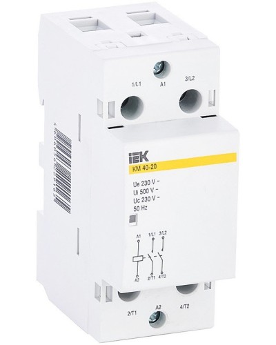 Контактор модульный КМ40-20 AC (MKK11-40-20). Контактор модульный. IEK в Санкт-Петербурге