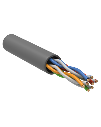 GENERICA U/UTP кат.5E 24AWG 4 пары LSZH серый (BC1-C5E04-121-305-R-G). Кабель «витая пара» (LAN) для структурированных систем связи. IEK в Санкт-Петербурге