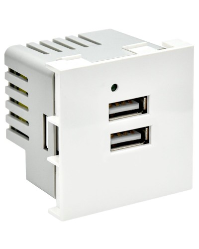 Розетка USB A+A 4,2А PRIMER РКЮ-23-40-П белый IEK PR-KK40D-RU-0-2-AA-K01). Розетка USB. IEK в Санкт-Петербурге