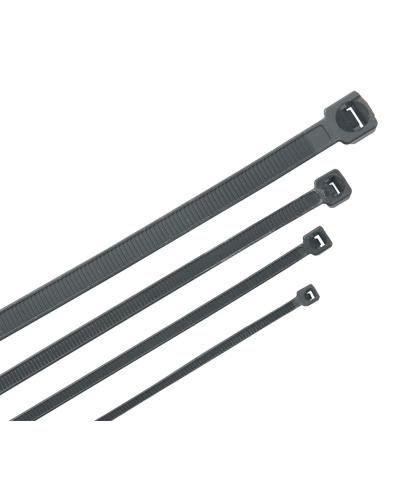 HKB-W48-L200 (100 шт). Хомут кабельный ХКн 4,8х200мм нейлон черный. ITK в Санкт-Петербурге