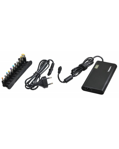 Блок питания Ippon SD90U автоматический 90W 15V-19.5V 11-connectors 4.5A 1xUSB 2.1A, LCD индикатор (705053). Блок питания. Ippon в Санкт-Петербурге