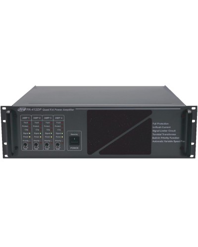 PA-412DP. Усилитель мощности 4-х канальный 4х120 Вт, 100 В. JDM в Санкт-Петербурге