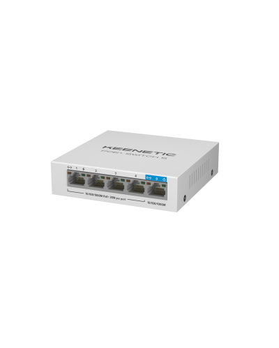 Keenetic KN-4610 (L2) 5х1Гбит/с 4PoE+ 60W. Коммутатор с PoE. KEENETIC в Санкт-Петербурге