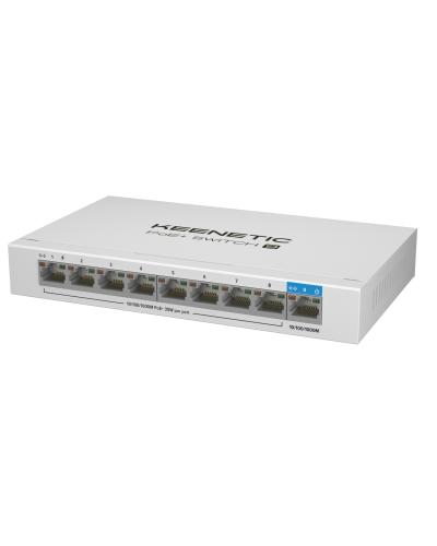 Keenetic KN-4710 (L2) 9х1Гбит/с 8PoE+ 120W. Коммутатор с PoE. KEENETIC в Санкт-Петербурге