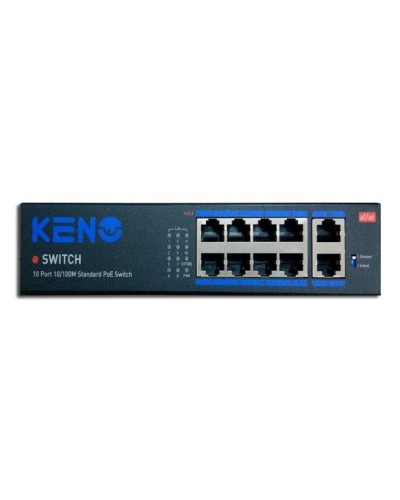 KN-SW802POE+. Коммутатор с питанием по PoE. KENO в Санкт-Петербурге