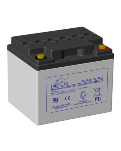 LEOCH LPG 12-38. Аккумулятор герметичный свинцово-кислотный. LEOCH в Санкт-Петербурге