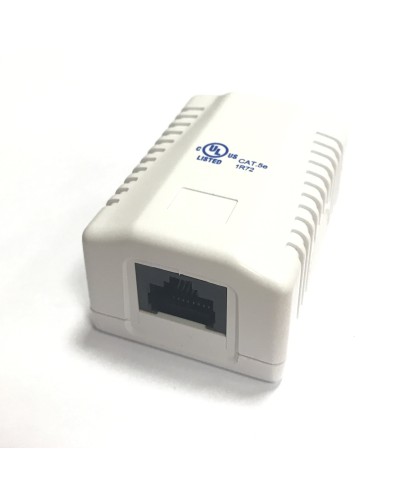 RJ-45-1 (8P8C) CAT5e, 1 выход (LISTED) компьютерная розетка: Розетка компьютерная 1 выход в Санкт-Петербурге
