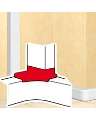 Отвод угловой для короба DLP 35х80/105, 50х80/150 (010763): Отвод угловой в Санкт-Петербурге