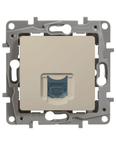 Розетка 5e, UTP, 1хRJ45, ETIKA, слоновая кость (672341). Розетка. LegranD в Санкт-Петербурге