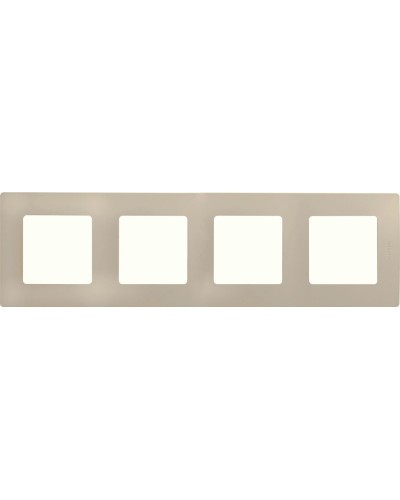 Рамка 4 поста ETIKA, слоновая кость (672514). Рамка. LegranD в Санкт-Петербурге
