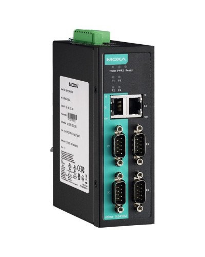 NPort IA5450A. 4-портовый усовершенствованный преобразователь. MOXA в Санкт-Петербурге