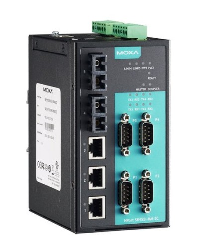 NPort S8455I-SS-SC. 4-портовый преобразователь. MOXA в Санкт-Петербурге