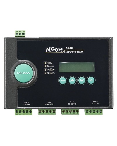 NPort 5430. 4-портовый асинхронный сервер. MOXA в Санкт-Петербурге