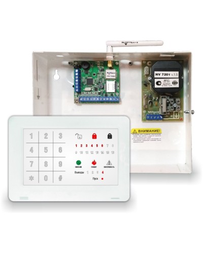 NV 1010c/8524. Устройство оконечное объектовое приемно-контрольное c GSM коммуникатором. NAVIgard в Санкт-Петербурге