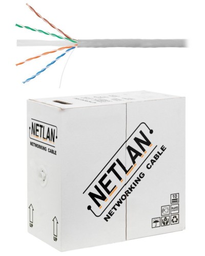 U/UTP 4pair, Cat6, Solid, In, PVC (EC-UU004-6-PVC-GY). Кабель «витая пара» (LAN) для структурированных систем связи. NETLAN в Санкт-Петербурге