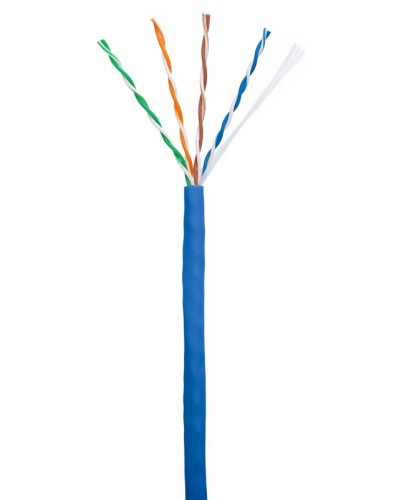 U/UTP 4pair, Cat5e, In, PVC (CCA-UU004-5E-PVC-BL). Кабель «витая пара» (LAN) для структурированных систем связи. NETLAN в Санкт-Петербурге