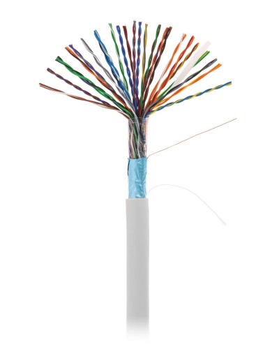 F/UTP 25pair, Cat5, In, PVC (EC-UF025-5-PVC-GY-3). Кабель «витая пара» (LAN) для структурированных систем связи. NETLAN в Санкт-Петербурге