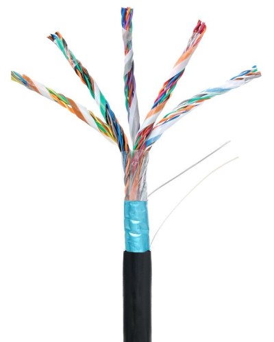 F/UTP 25pair, Cat5, Out, PE (EC-UF025-5-PE-BK-3). Кабель «витая пара» (LAN) для структурированных систем связи. NETLAN в Санкт-Петербурге